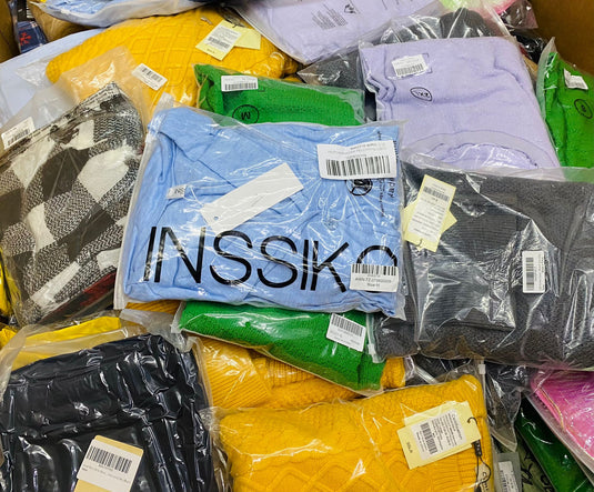 New Amazon apparel overstock truckload with high-quality fashion liquidation pallets