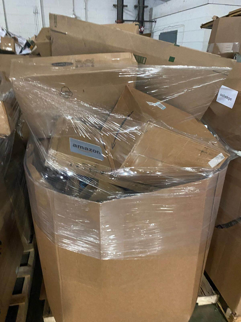 Load image into Gallery viewer, Amazon bulk returns truckload with general merchandise pallets from various departments