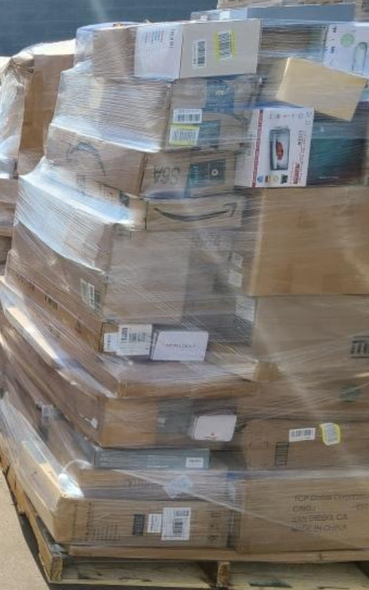 Amazon general merchandise returns truckload shipping from Arizona with assorted liquidation pallets
