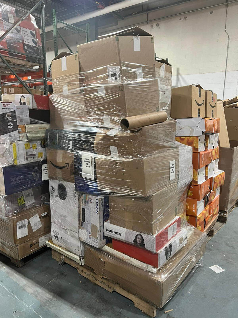 Load image into Gallery viewer, Bulk Amazon truckload with small appliances and consumer electronics pallets for resale