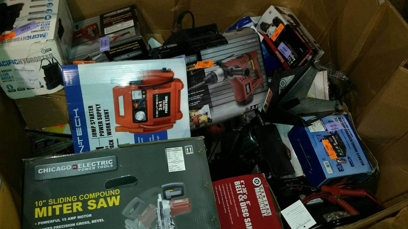 Load image into Gallery viewer, Wholesale truckload of Harbor Freight tool pallets with returns, closeouts, and shelf pulls