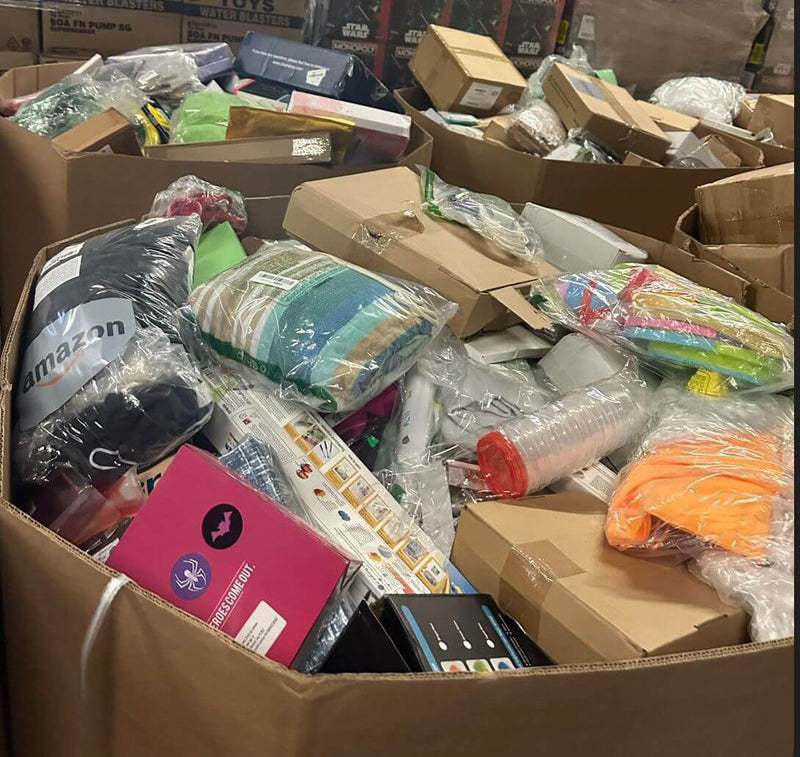 Load image into Gallery viewer, High piece count Amazon truckload liquidation ideal for bin stores and discount retailers