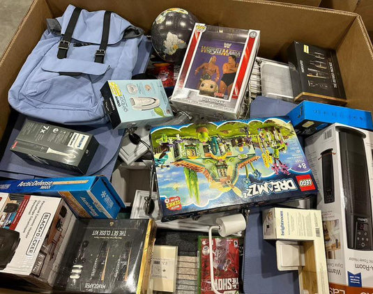 Target bin store liquidation truckload with thousands of new general merchandise items