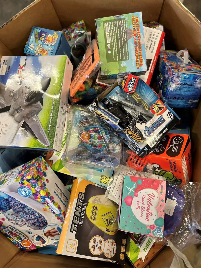 Load image into Gallery viewer, Target toys liquidation truckload with assorted overstock and shelf pull toy pallets