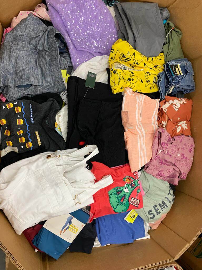 Load image into Gallery viewer, Wholesale truckload of Target brand-name clothing for men, women, and children in case pack overstock