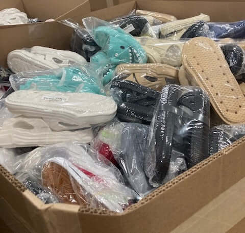 Load image into Gallery viewer, Wholesale Amazon truckload of shoes with mixed sizes, styles, and brands