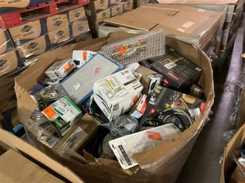 Load image into Gallery viewer, Home Depot general merchandise truckload liquidation with mixed pallets of household goods and tools

